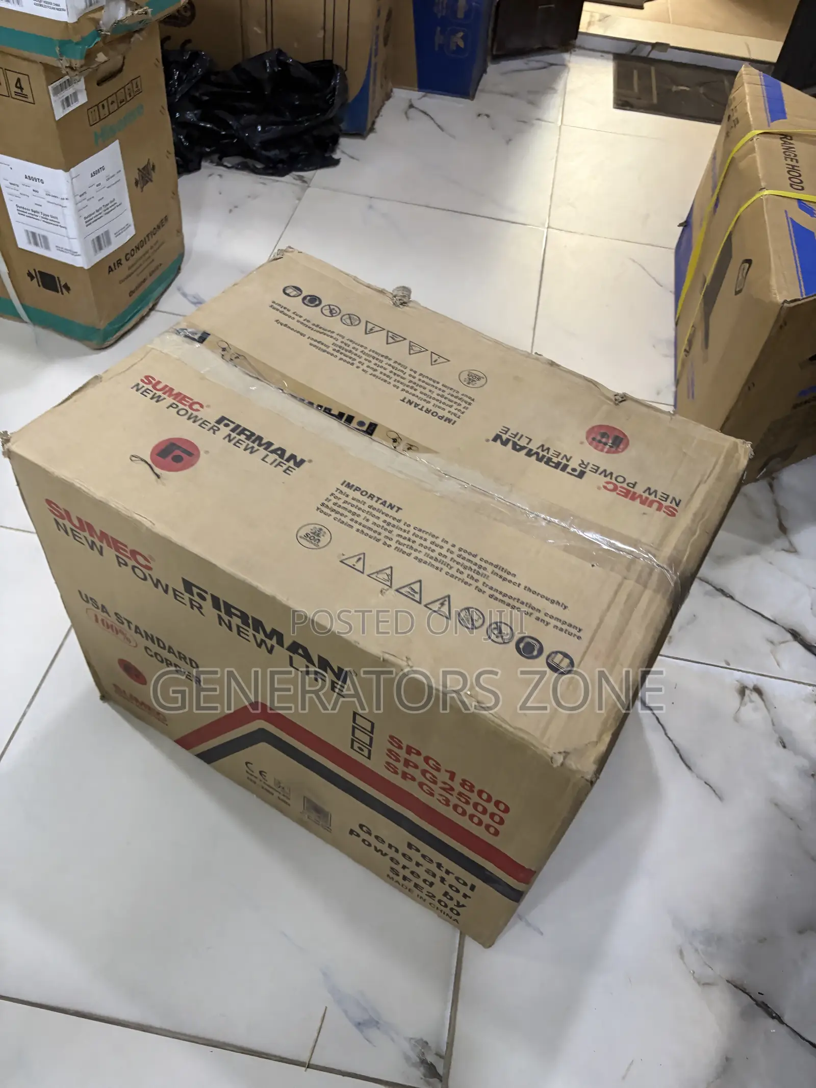 100% Copper SUMEC Firman 4.5kva SPG 3000 Generator
