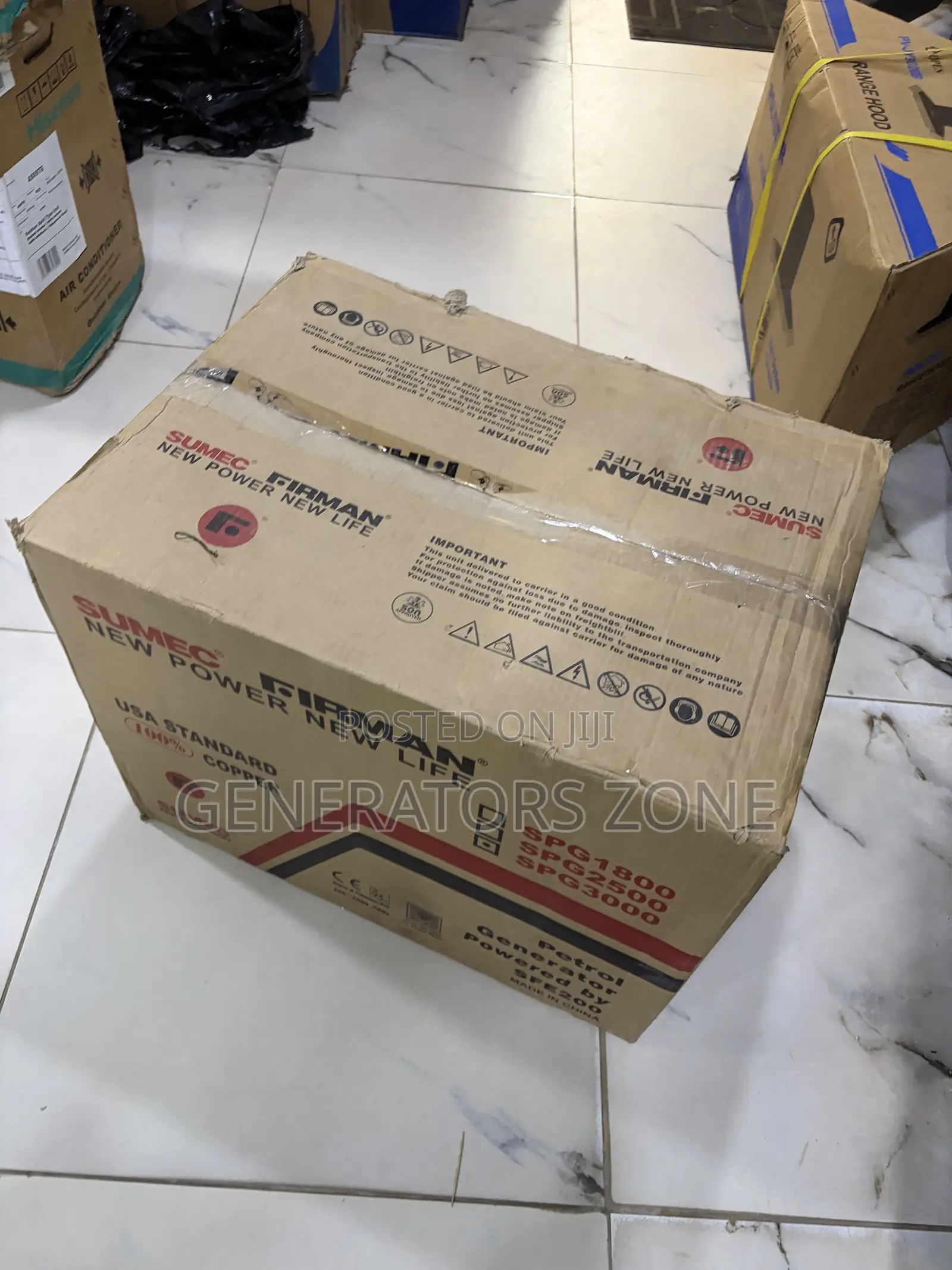 100% Copper SUMEC Firman 4.5kva SPG 3000 Generator