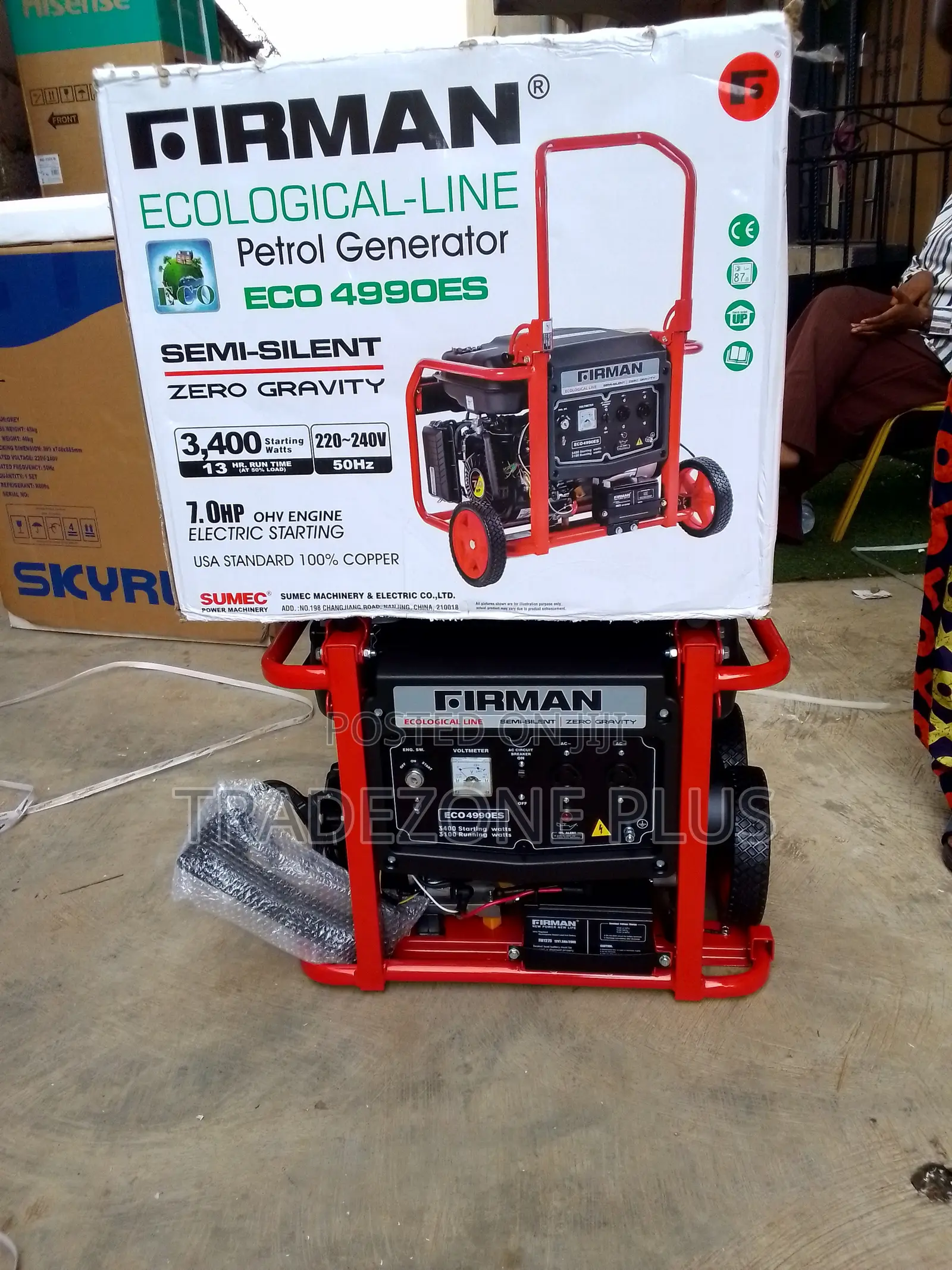 Original Firman ECO4990ES 3.4kVA Generator for Home Business