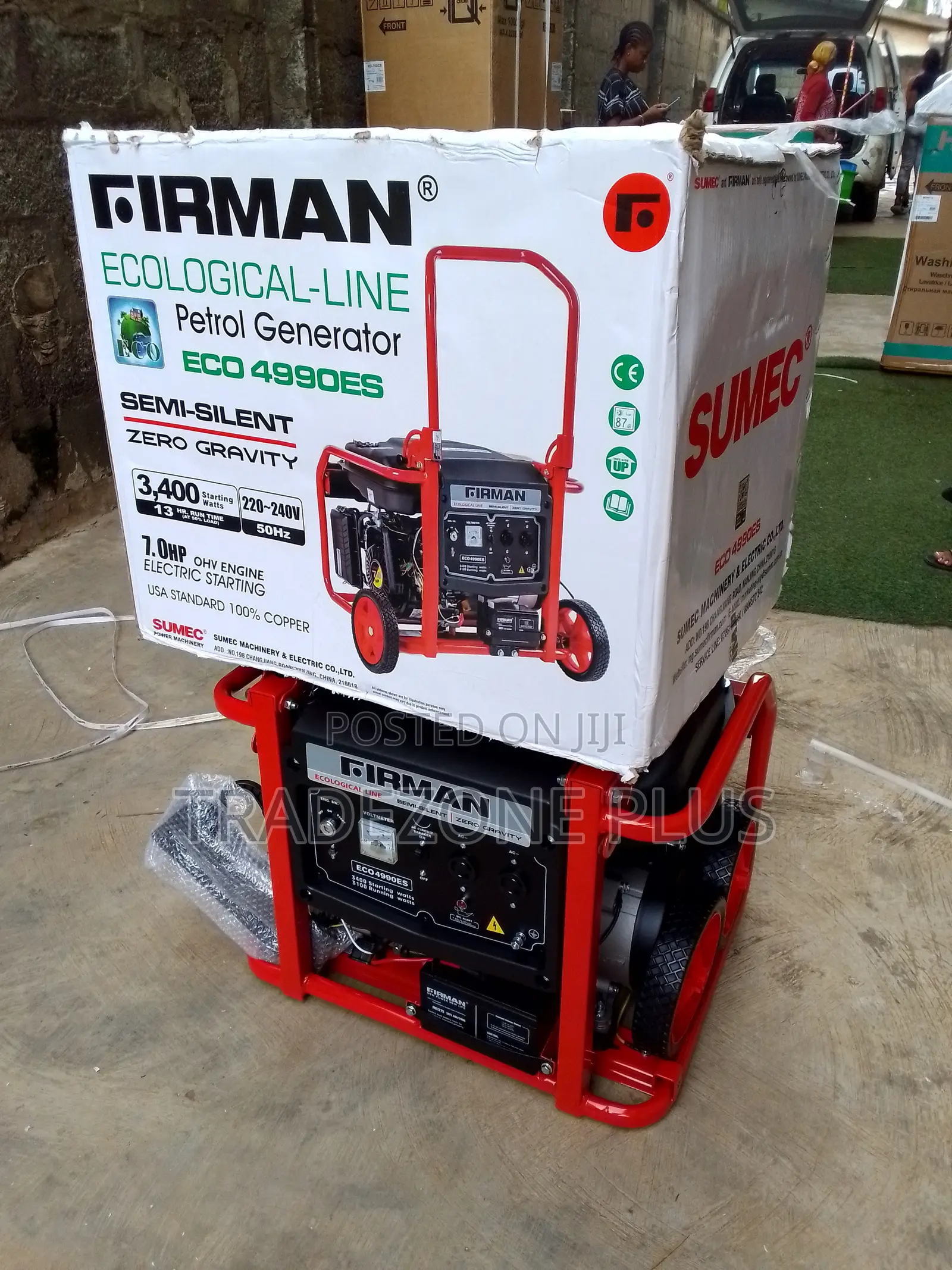 Original Firman ECO4990ES 3.4kVA Generator for Home Business
