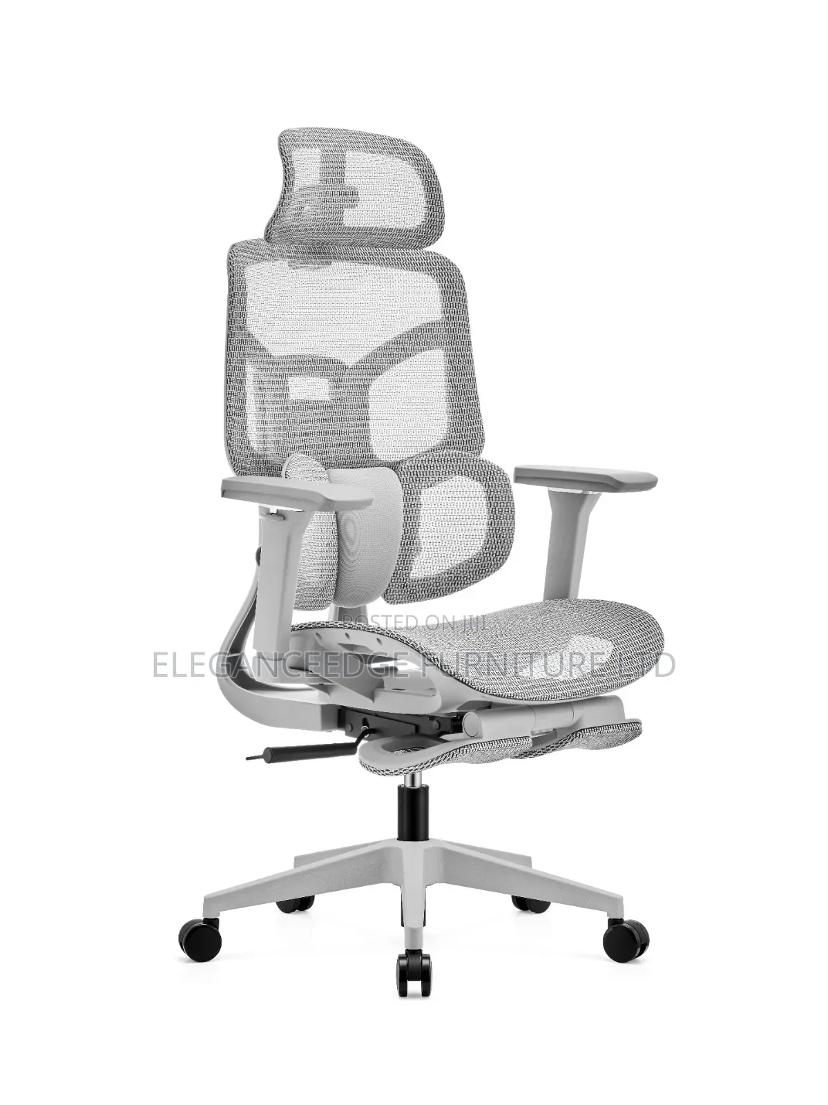 Ergonomic Mesh Executive Chair With Leg Rest