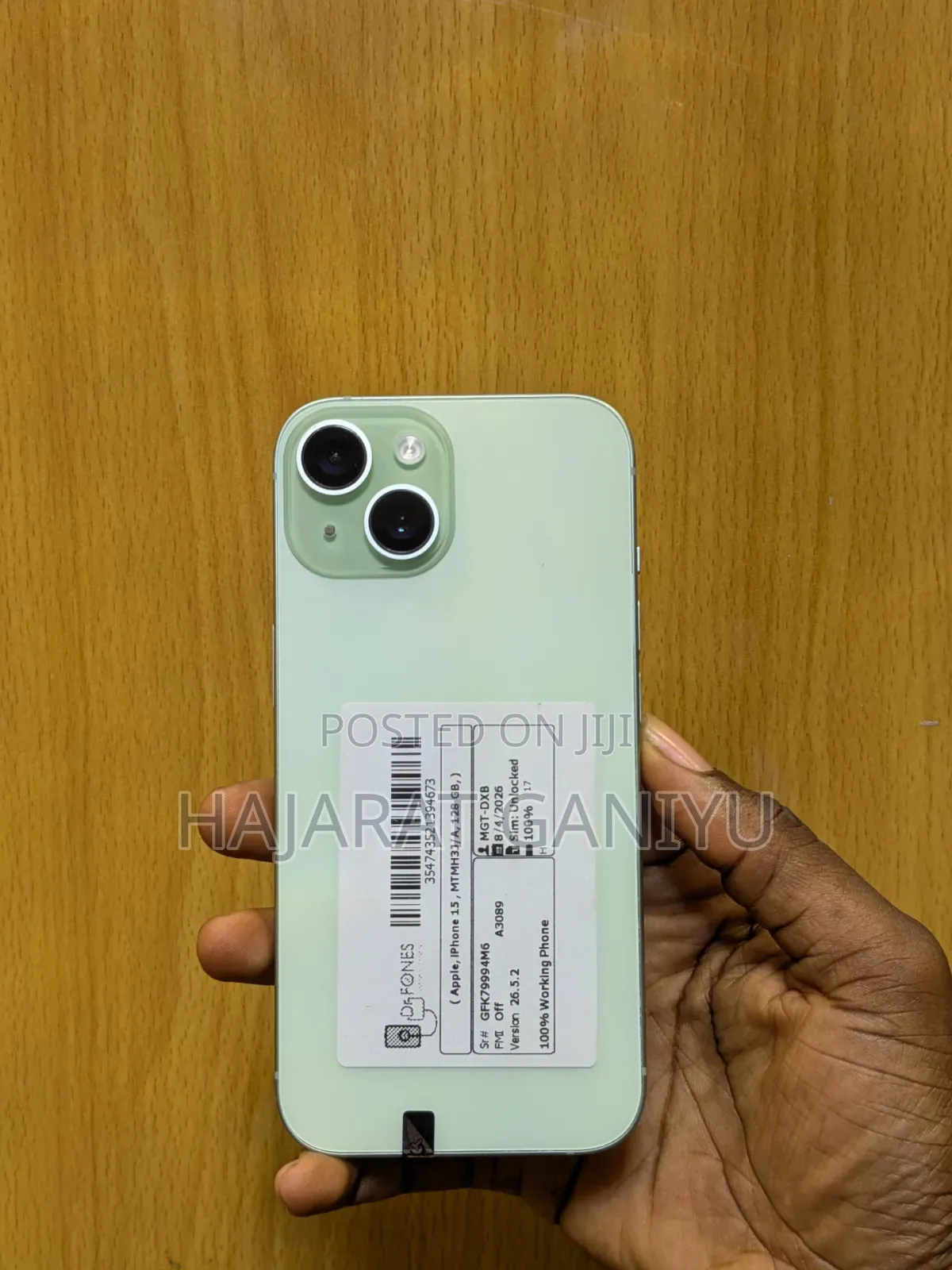 Apple iPhone 15 128 GB Green