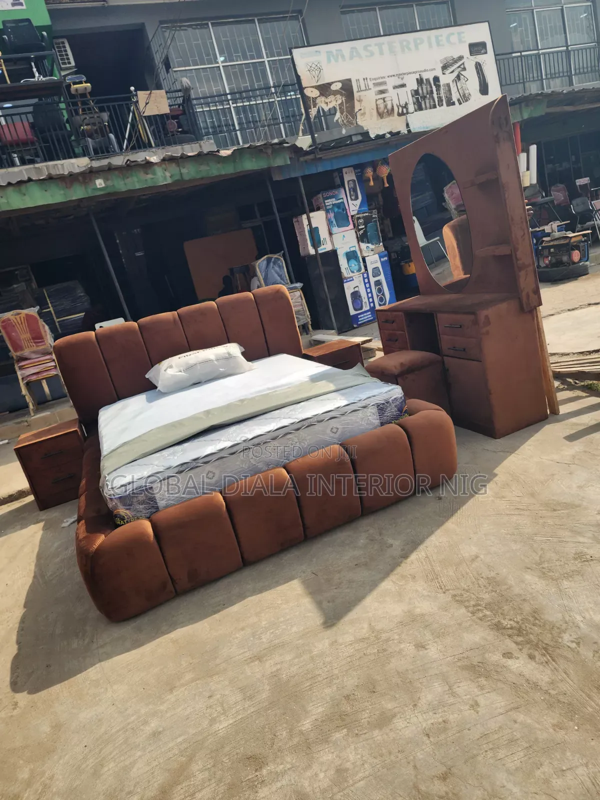 Luxury 6by6 Velvet Bedframe Set