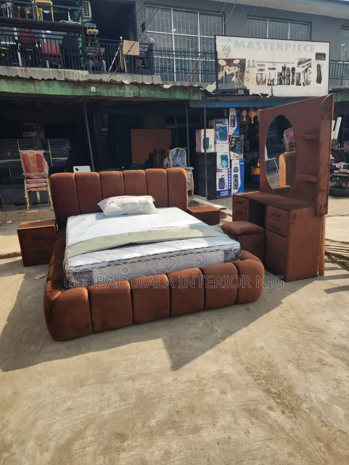 Luxury 6by6 Velvet Bedframe Set