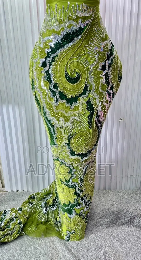 High Quality 3D Hand Beaded Lace