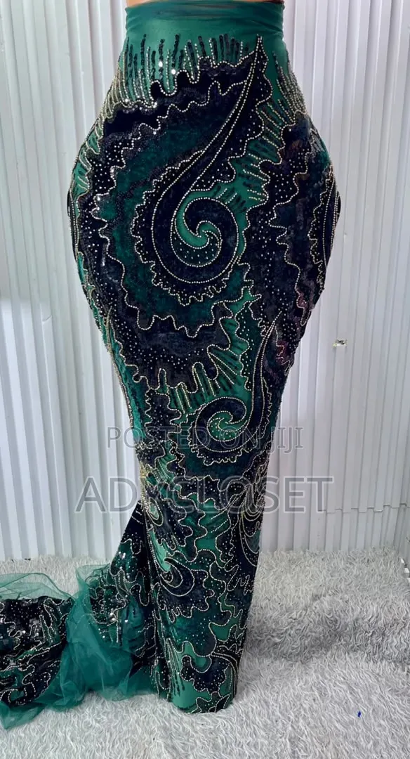 High Quality 3D Hand Beaded Lace