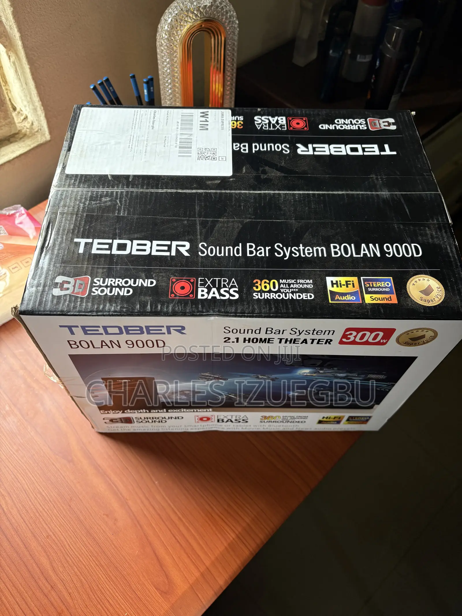 Tedber Bolan 900D Sound Bar 2.1 Home Theater 300w