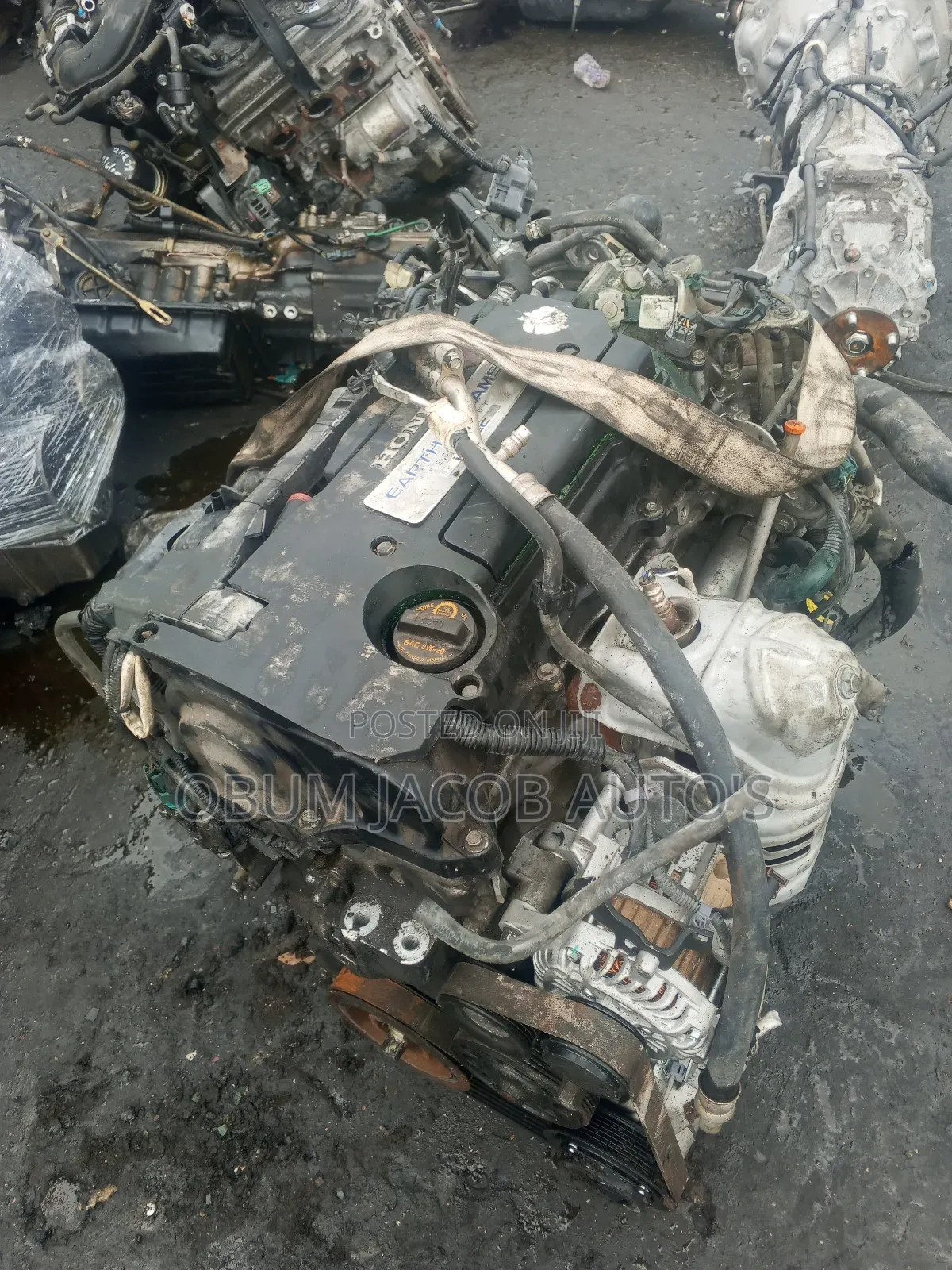 Complete Engine and Gearbox for Honda Accord 2013 Model 4 Plug