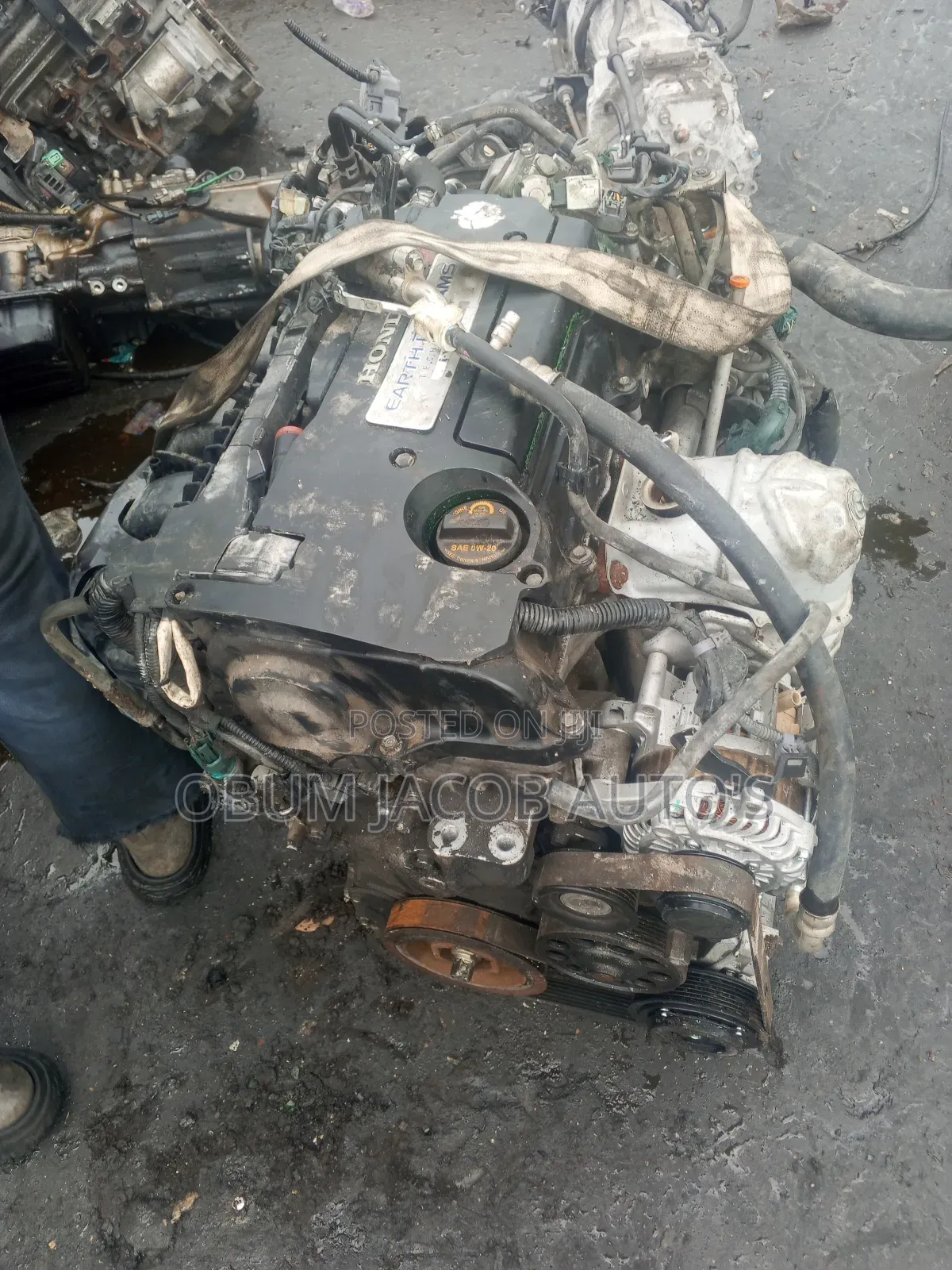 Complete Engine and Gearbox for Honda Accord 2013 Model 4 Plug