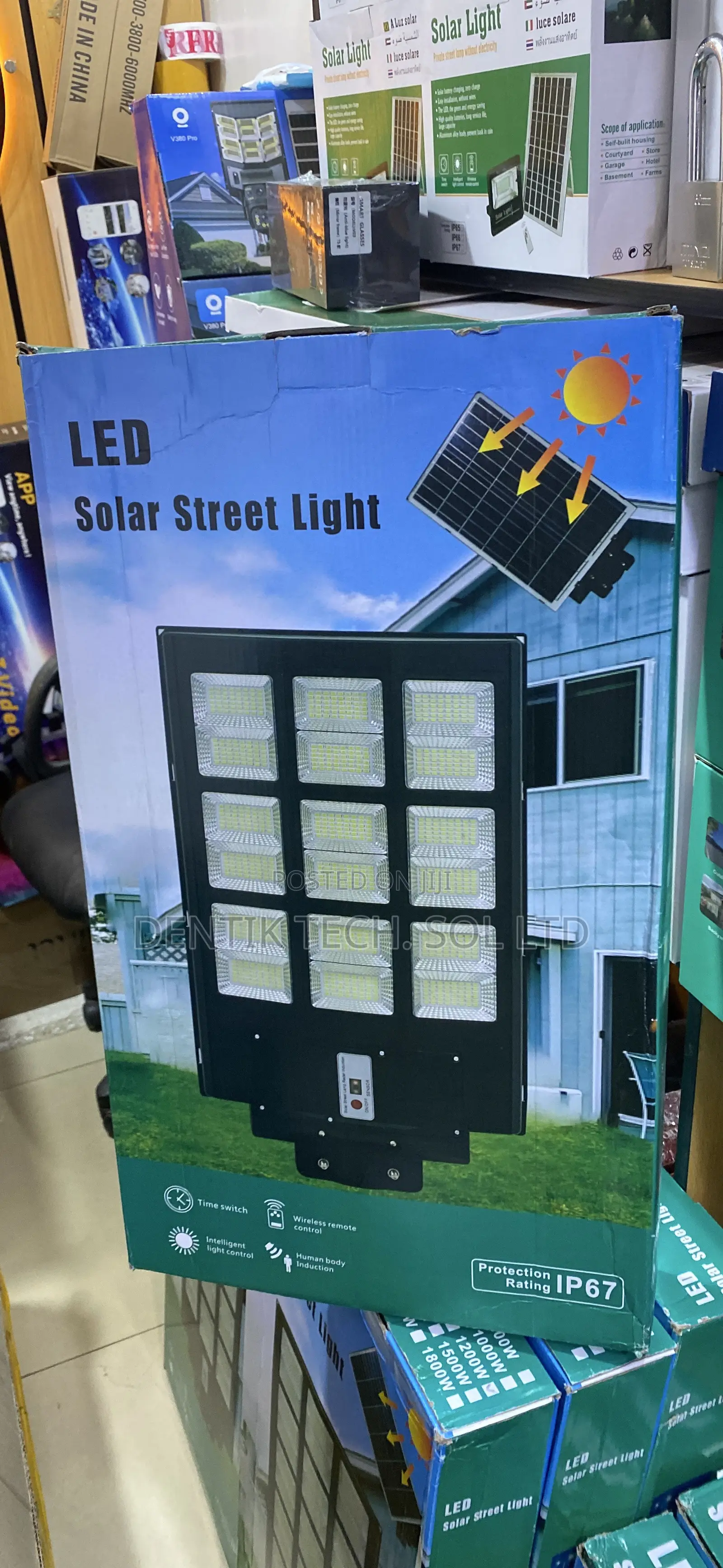 1000watts Solar Street Light With Remote Control