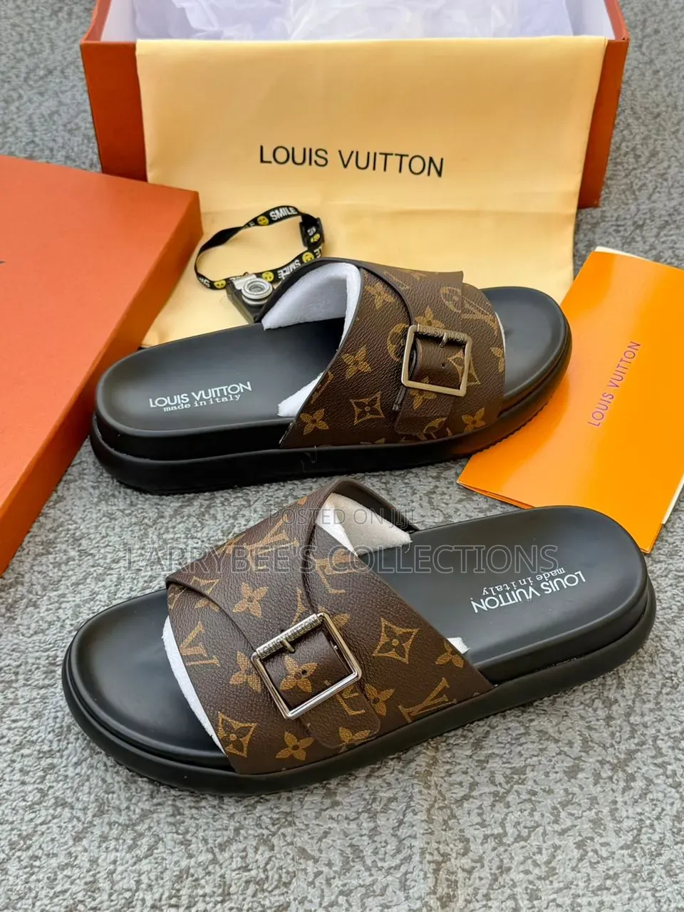 Luxurious Louis Vuitton Leather Pam