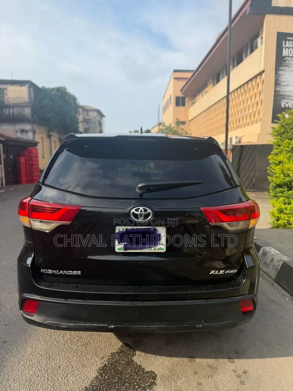 Toyota Highlander XLE V6 4x4 (3.5L 6cyl 6A) 2016 Black