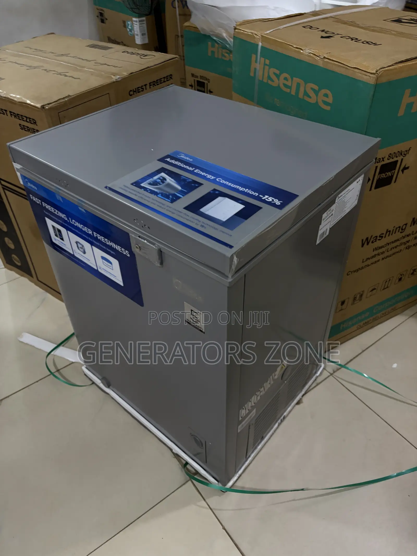 Midea MDRC207FZG43NGG Convertible Freezer 142L