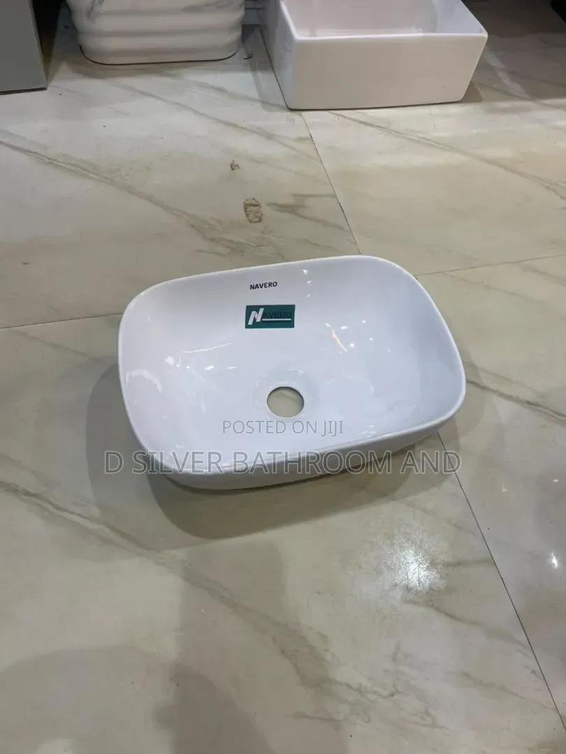 Premium Oval Countertop Wash Hand Basin – White