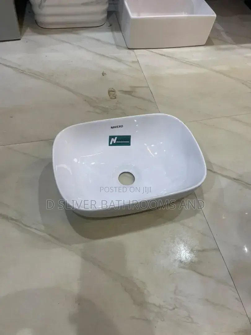 Premium Oval Countertop Wash Hand Basin – White