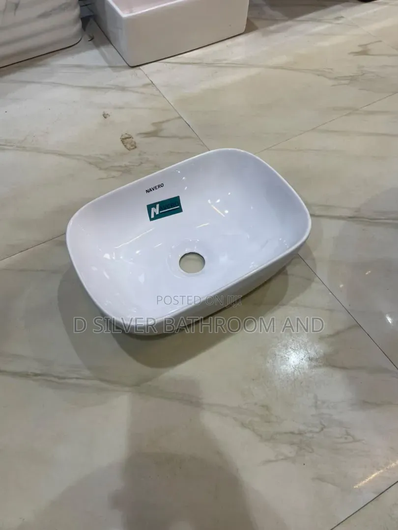 Premium Oval Countertop Wash Hand Basin – White