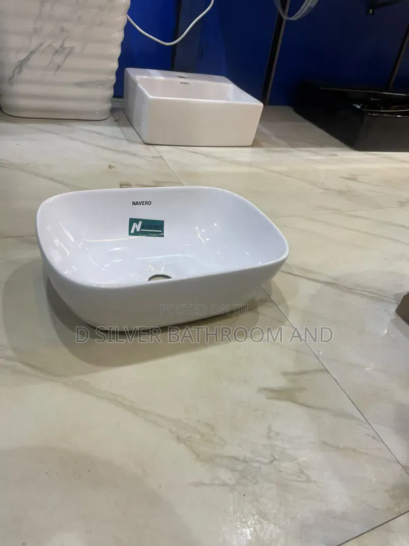 Premium Oval Countertop Wash Hand Basin – White