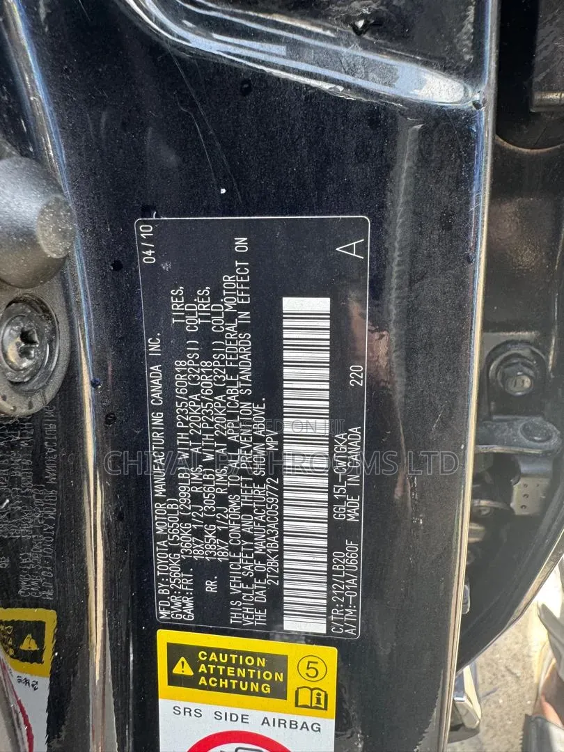 Lexus RX 350 2010 Black