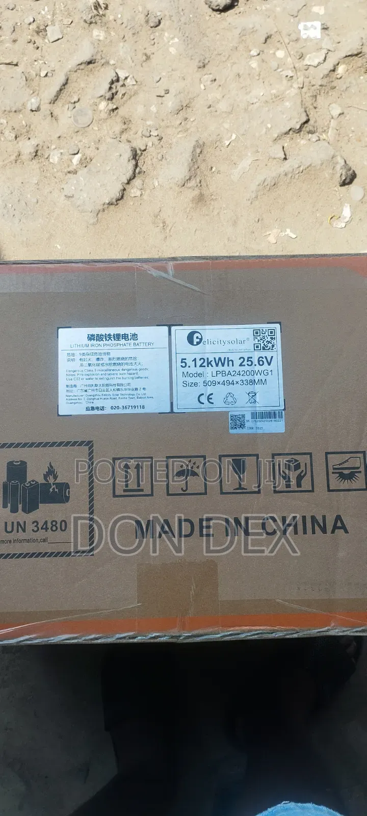 5kwh 24volt Felicity Lithium Ion Battery