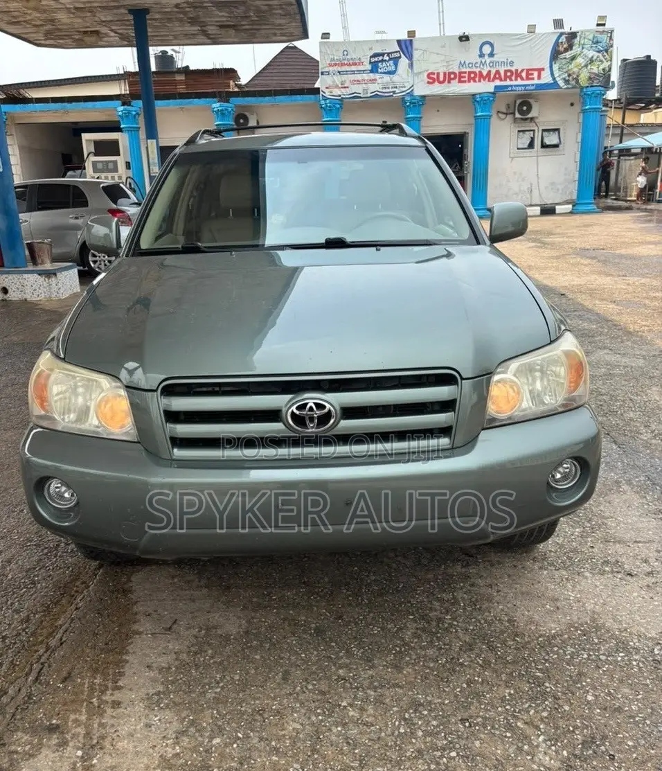 Toyota Highlander V6 2007 Green