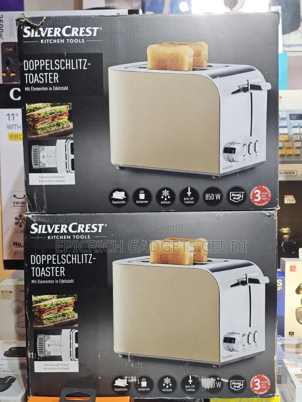 Silver Crest Double Bread Toaster