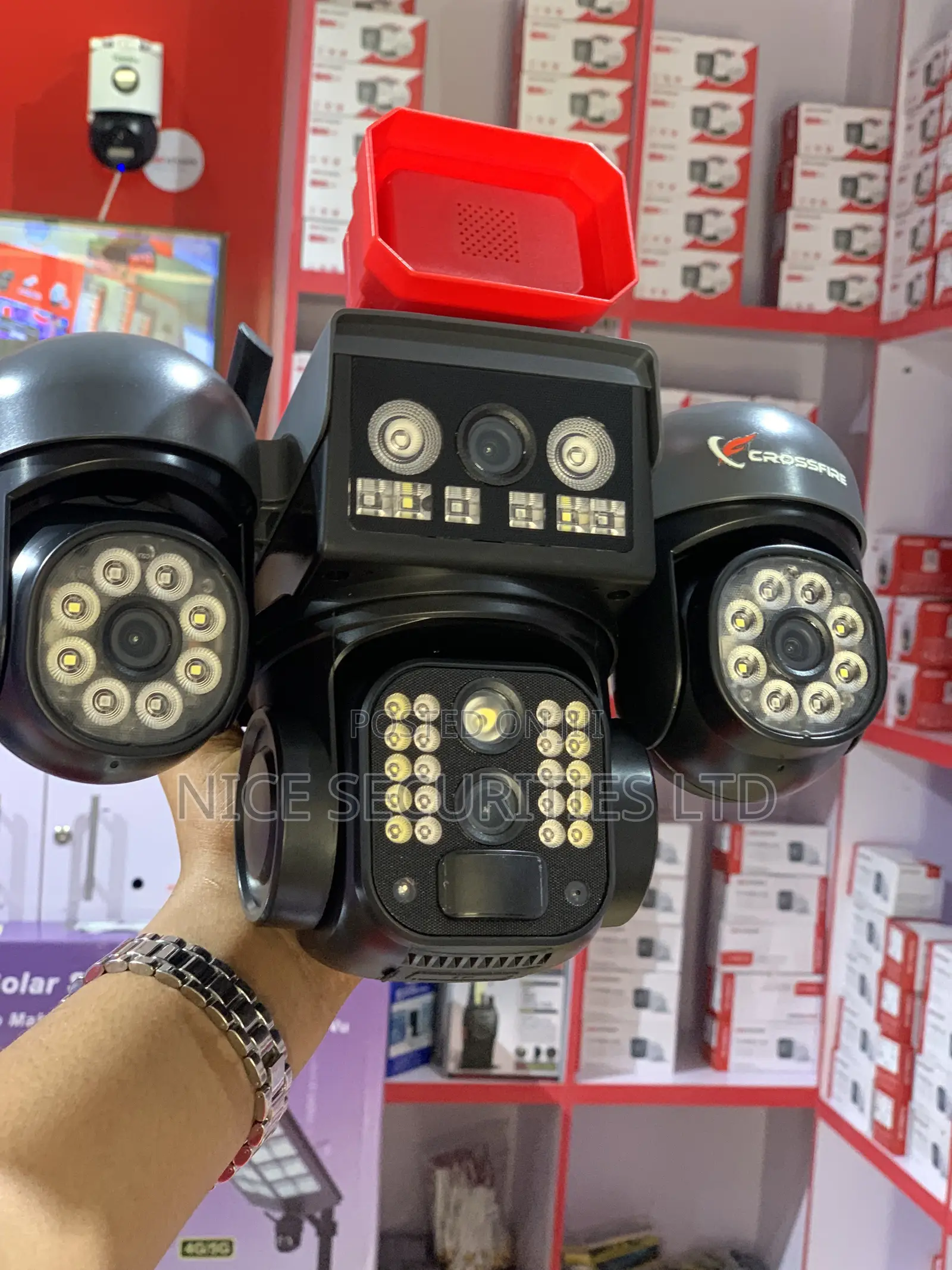 T44 Intelligent Sola PTZ Camera 4 Lens