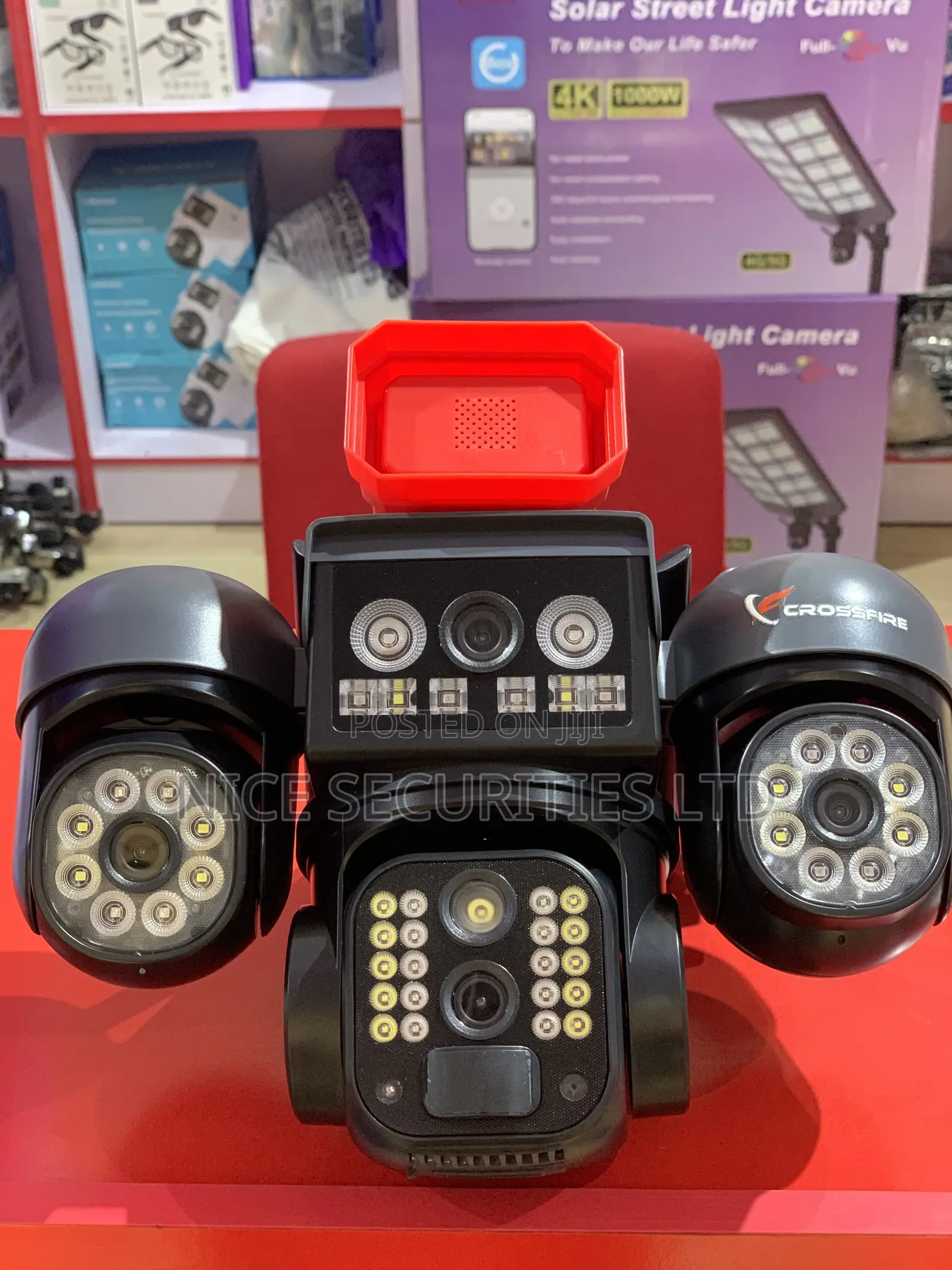 T44 Intelligent Sola PTZ Camera 4 Lens