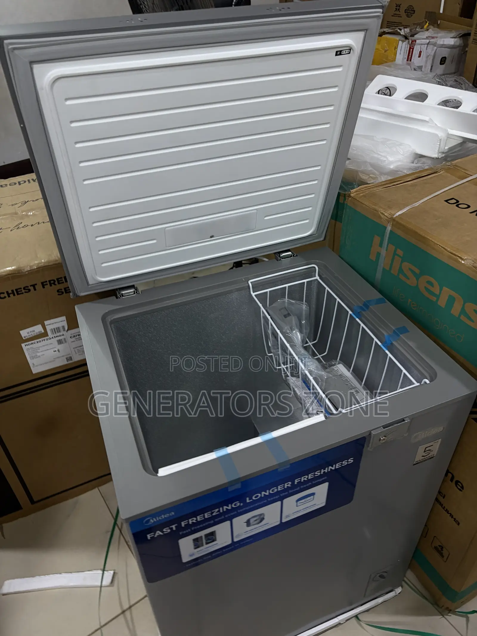 Midea 142L Chest Freezer With Tropical Climate Performance