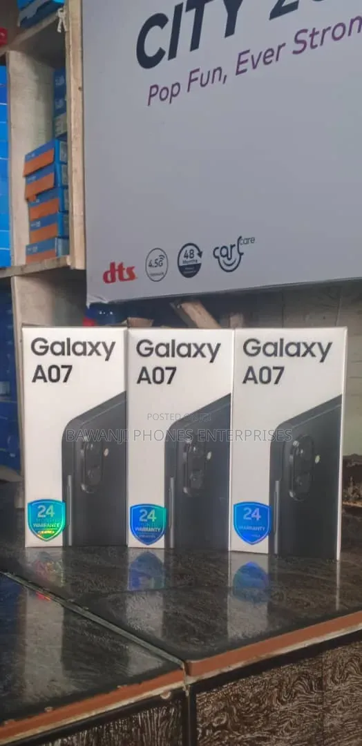 New Samsung Galaxy A07 128 GB Black