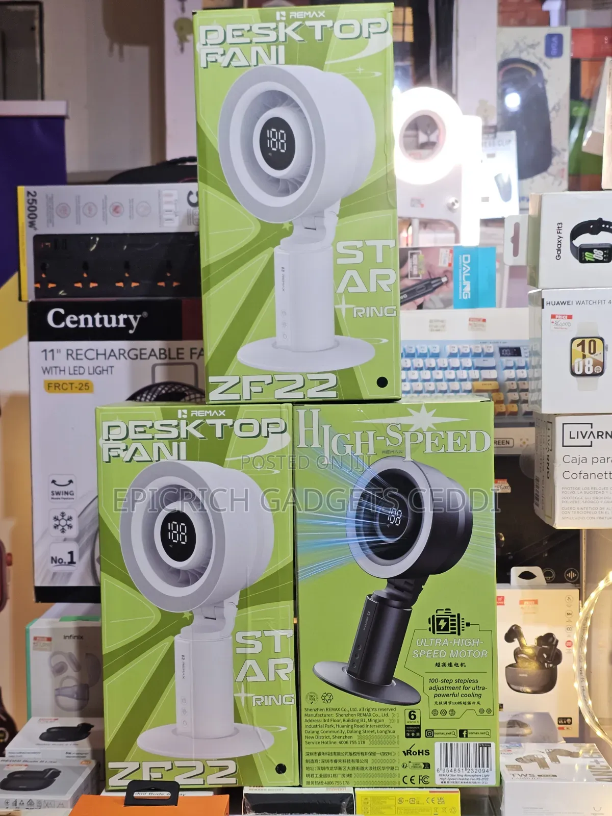 Desktop Rotating Ultra-Cooling Fan by Remax