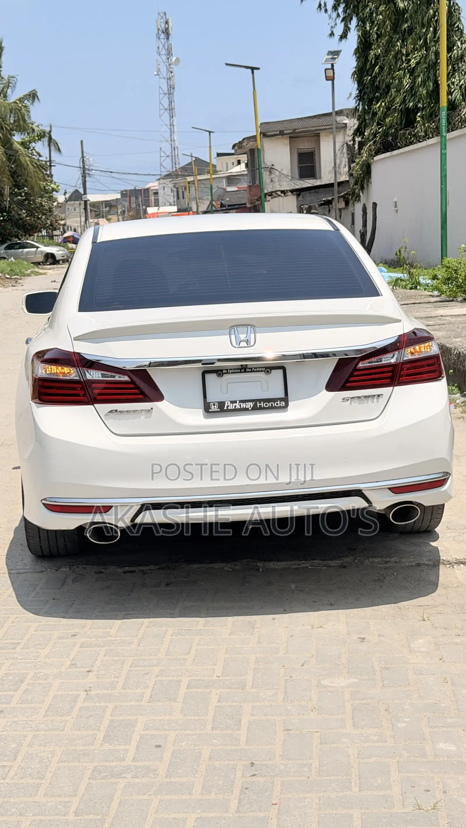 Honda Accord Sport 4dr Sedan FWD (2.4L 4cyl 2A) 2017 White