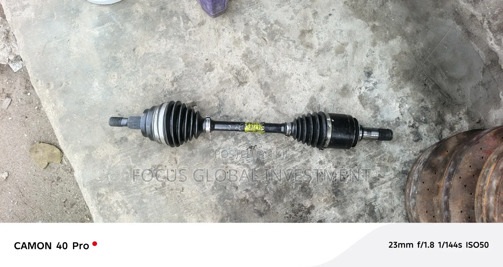 Front Shaft for GLE 2018 Model 4matic Big Head