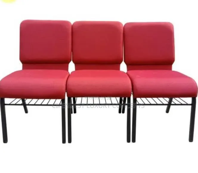 Executive Banquet Chairs With Smooth Fabric Back and Seat