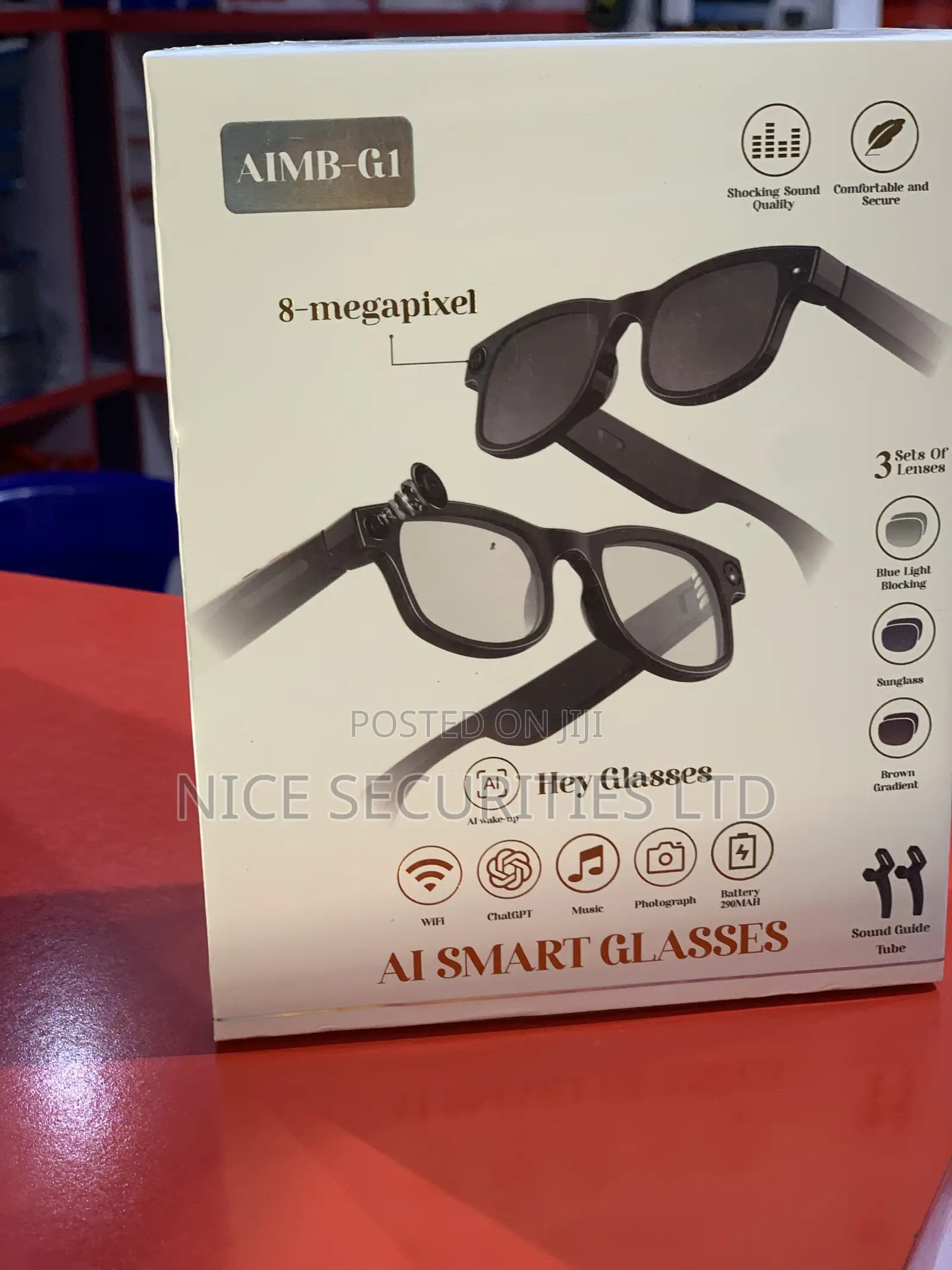 AI ALMB-G1 Smart Glasses 8-Megapixel
