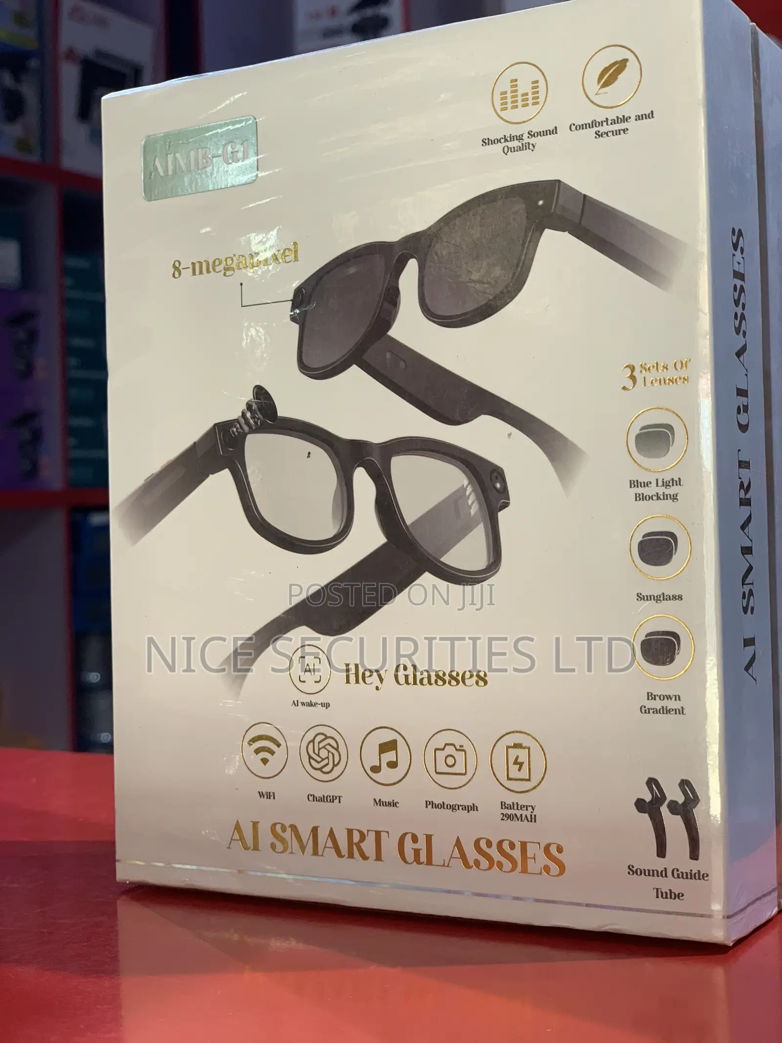 AI ALMB-G1 Smart Glasses 8-Megapixel