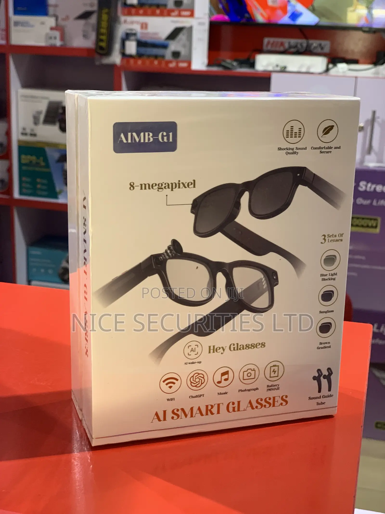 AI ALMB-G1 Smart Glasses 8-Megapixel
