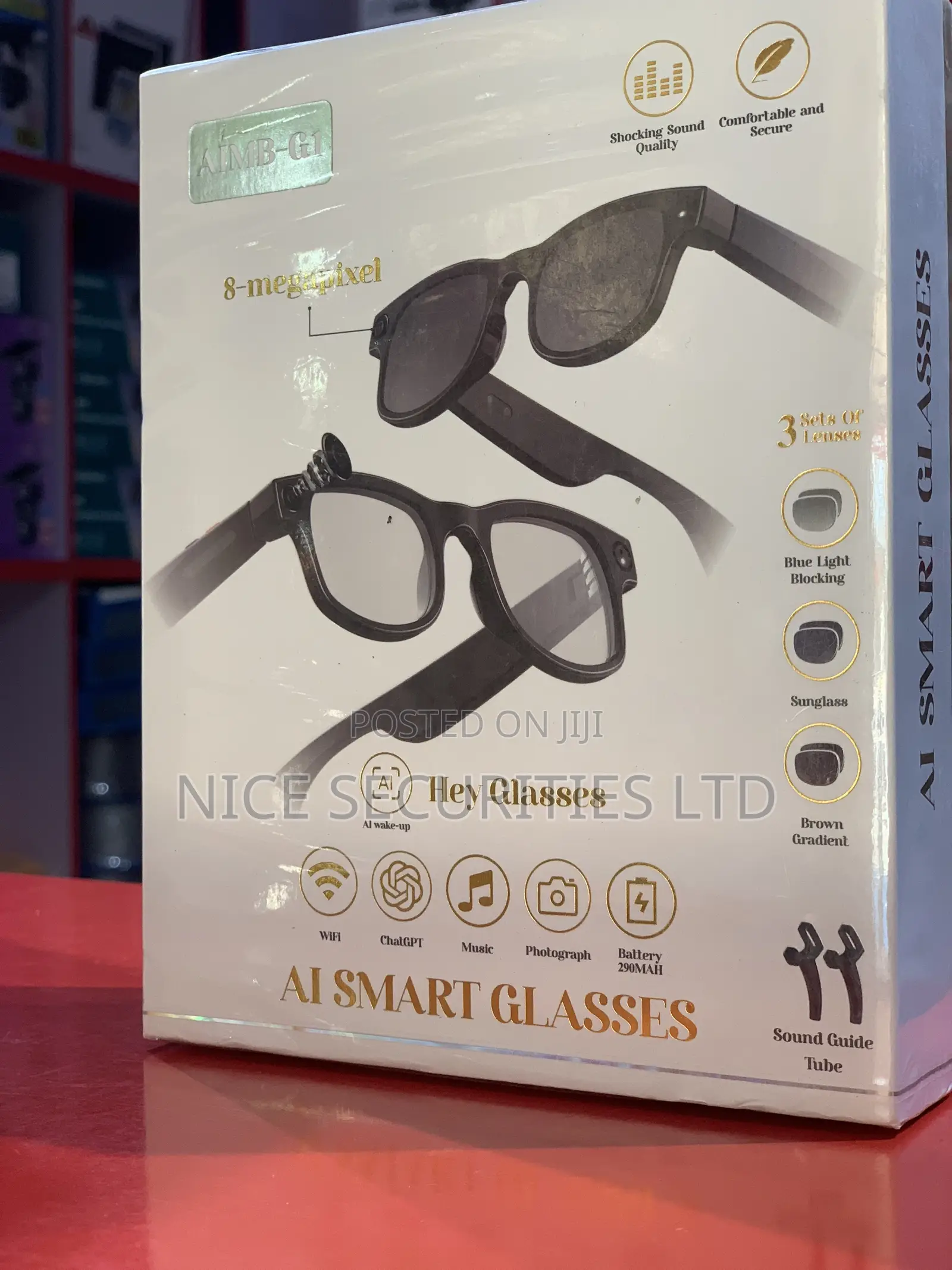 AI ALMB-G1 Smart Glasses 8-Megapixel
