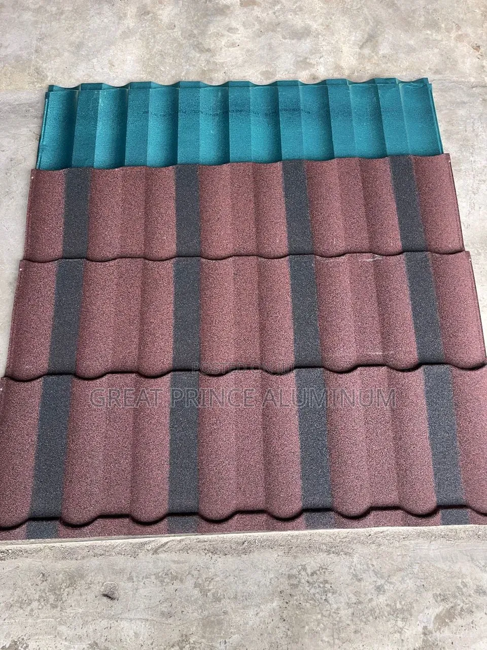 Stone Ties Roofing Sheet Black Bond Single Black and Lead