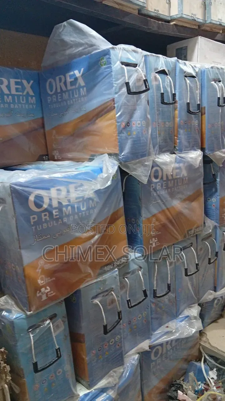 240Ah OREX Tubular Batteries