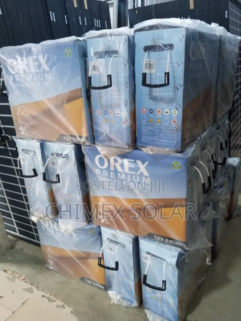 240Ah OREX Tubular Batteries