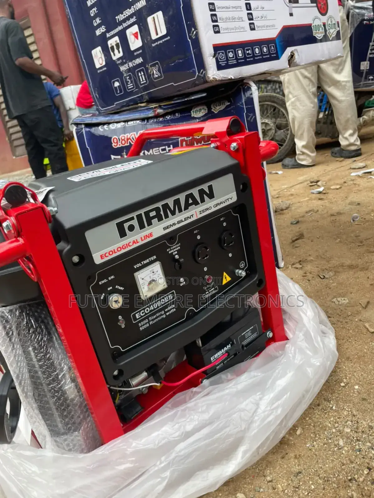 Original 5.5kva Firman Generator Less Nosiy  Copper Coil