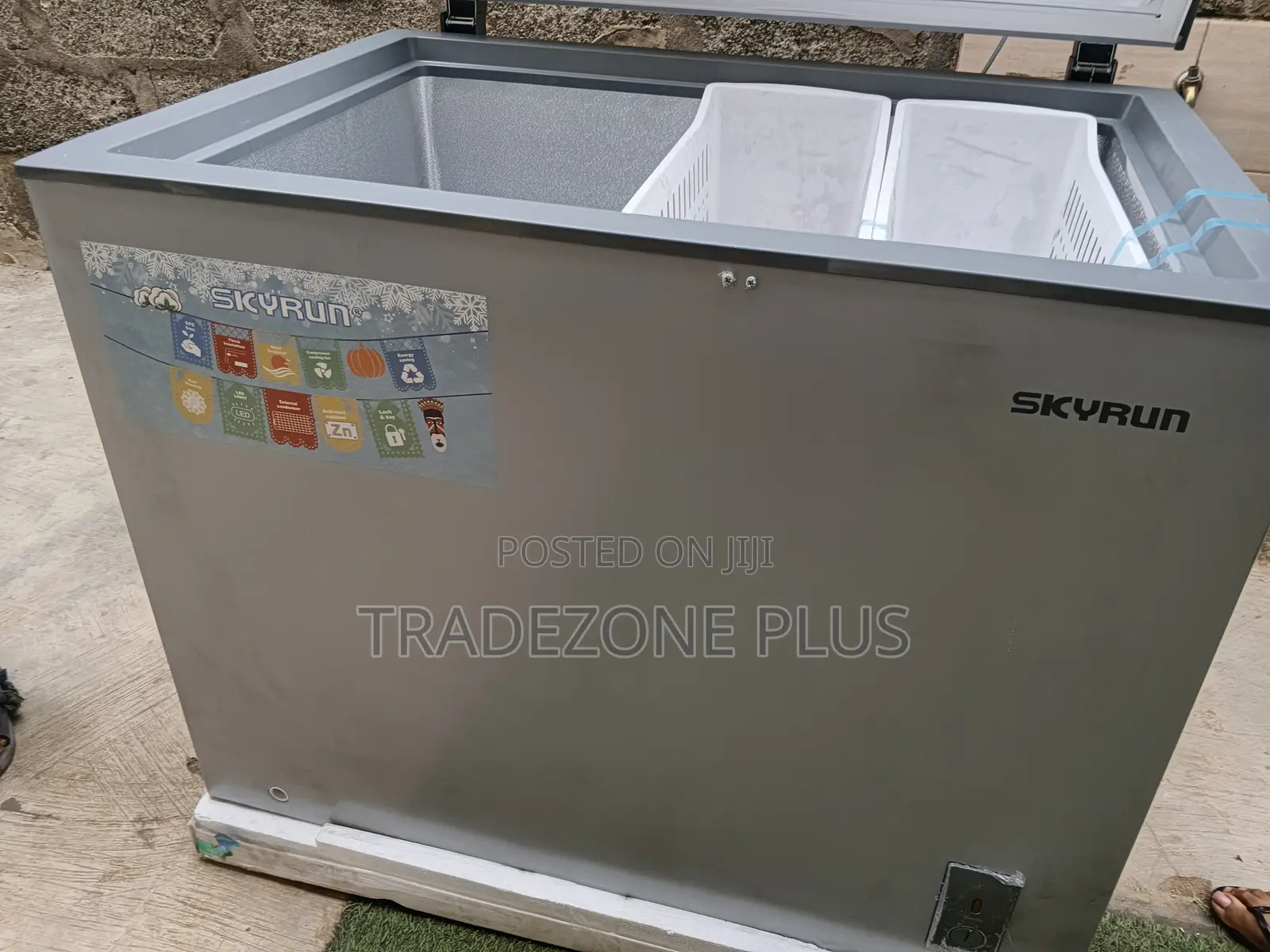 Skyrun 260L Deep Freezer BD-260A – Large Storage Efficient Cooling