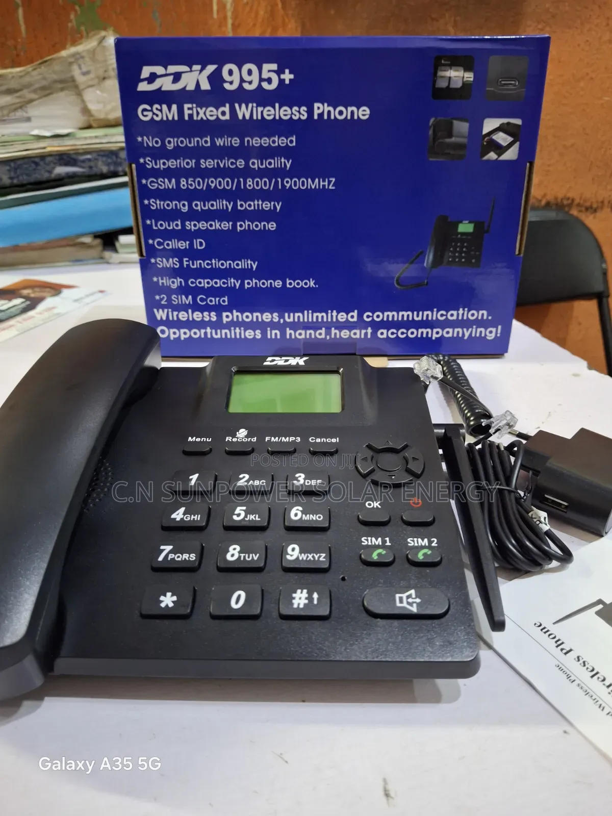 DDK 995+ Dual Sim GSM Fixed Wireless Phone