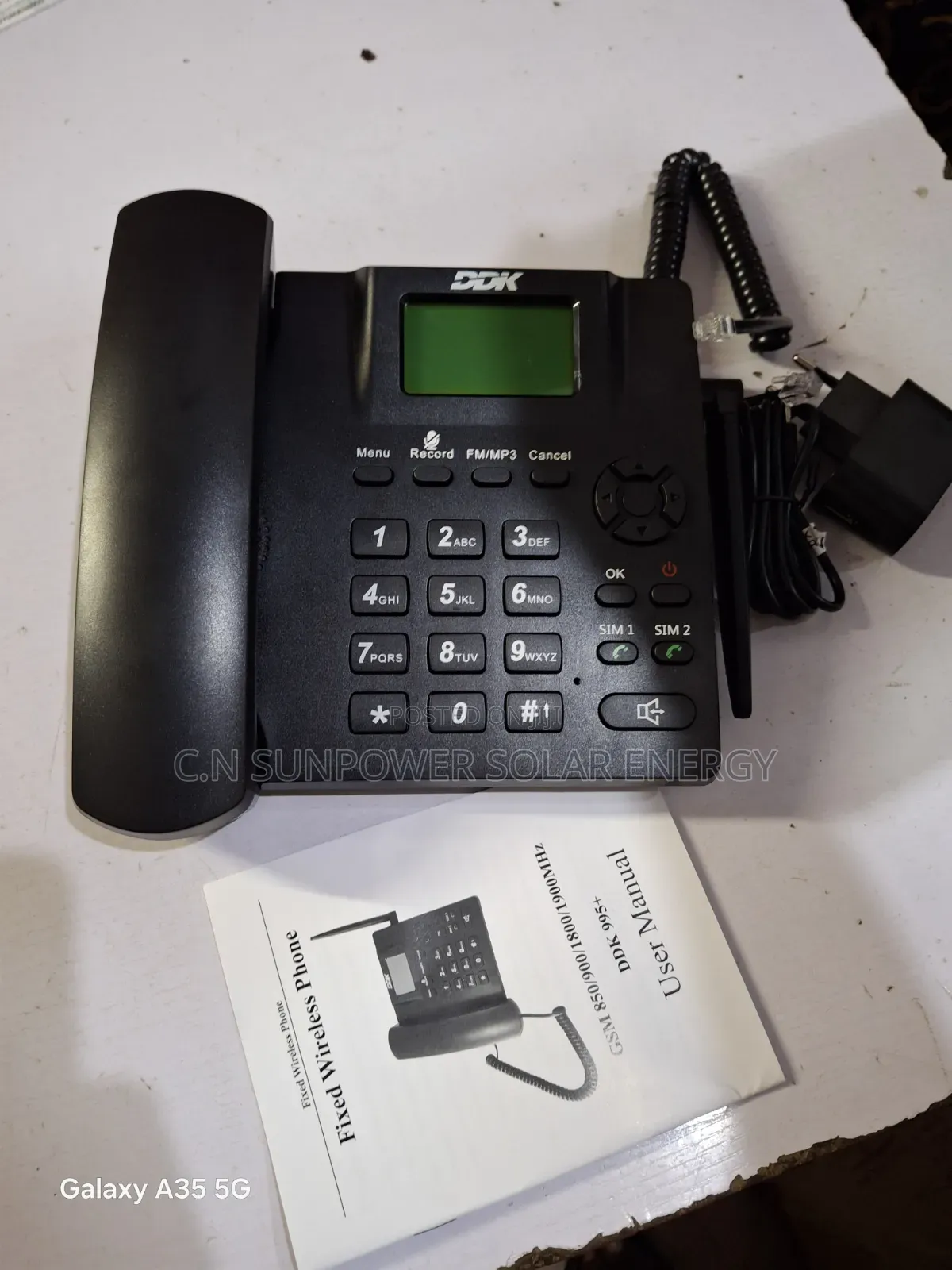 DDK 995+ Dual Sim GSM Fixed Wireless Phone