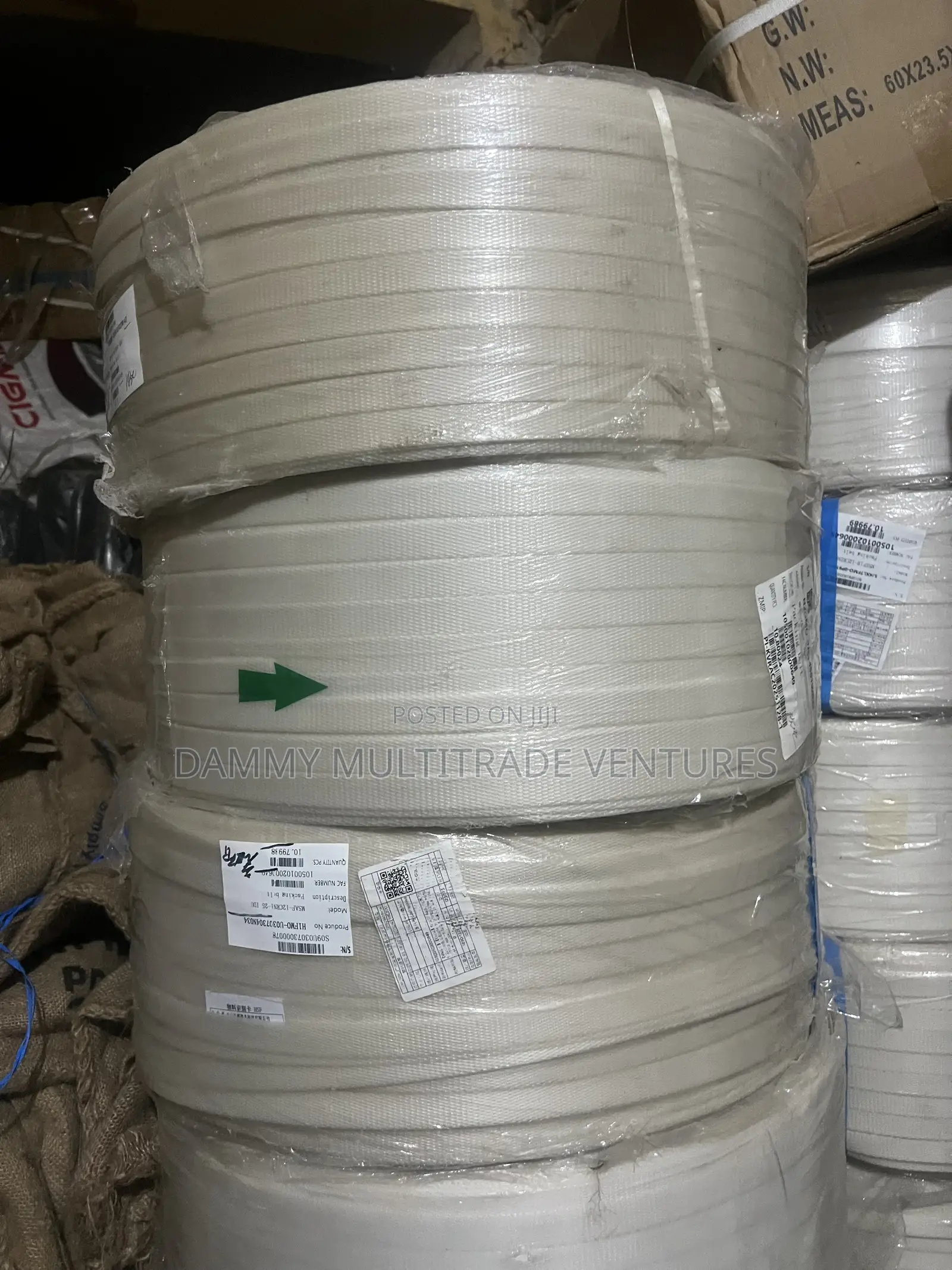 White Plastic Packing Straps