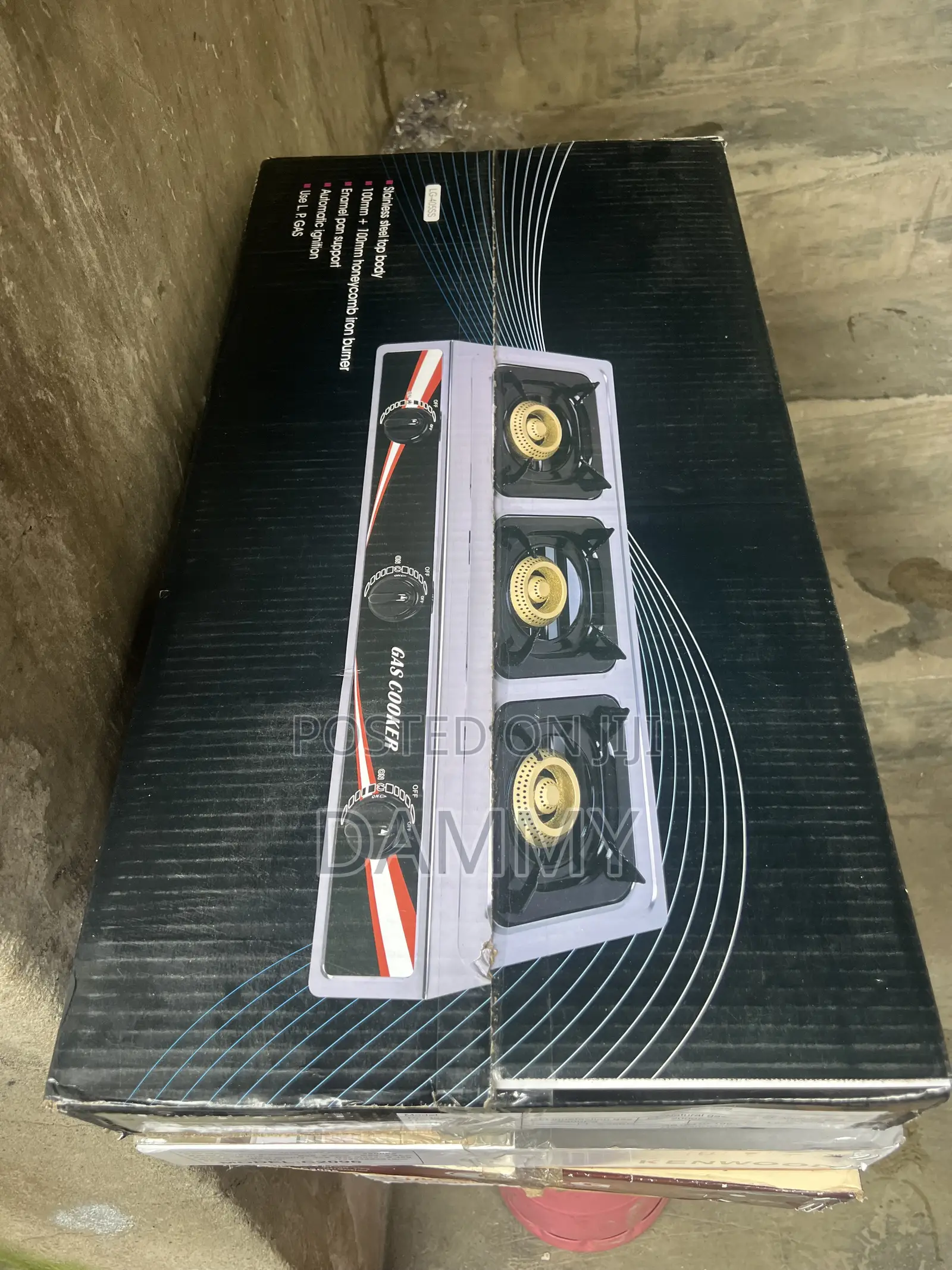 Original 3-Burner Table-Top Gas Cooker