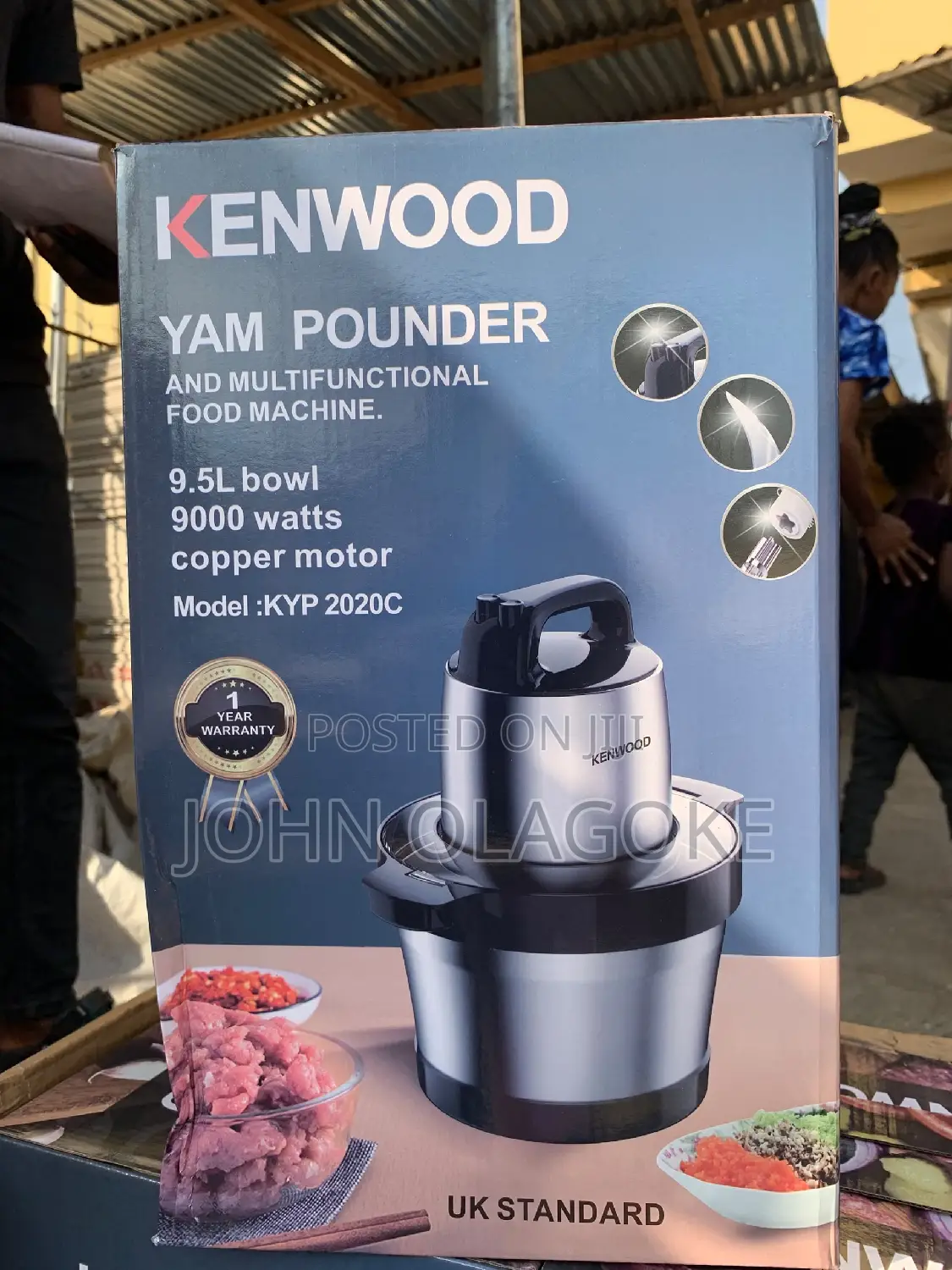 9.5l Kenwood Yam Pounder/ Food Processors