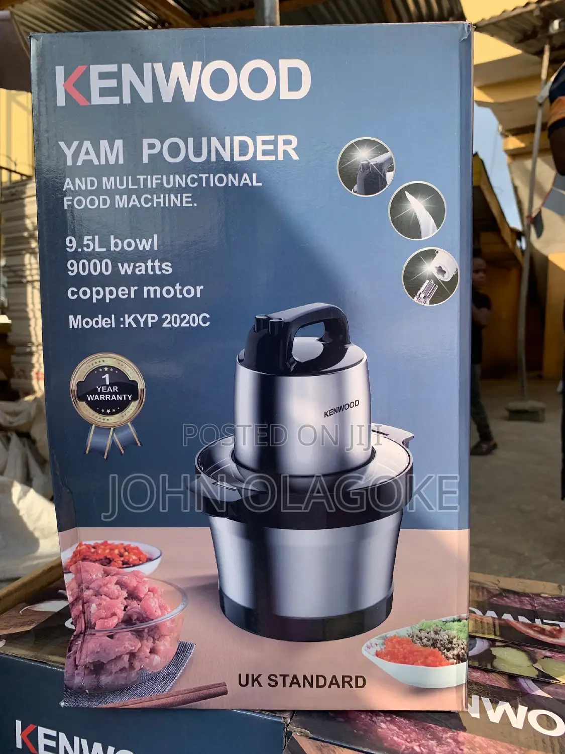9.5l Kenwood Yam Pounder/ Food Processors