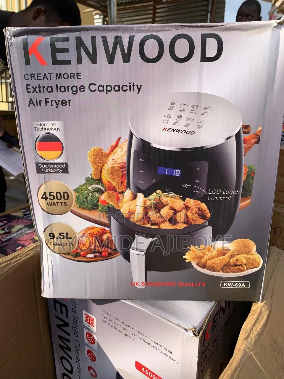9.5l Kenwood Airfryer