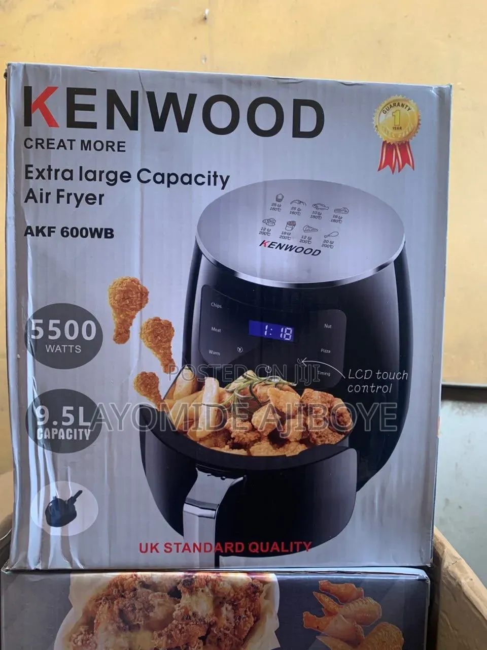 9.5l Kenwood Airfryer